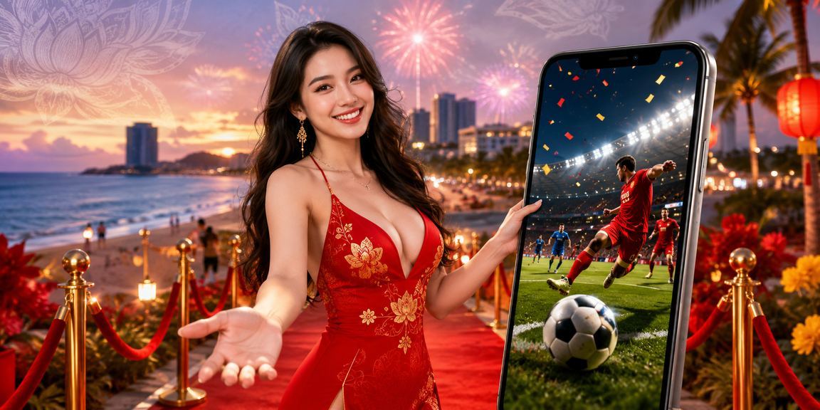 Cá cược bóng đá tại Vũng Tàu trên nền biển xanh tươi mát